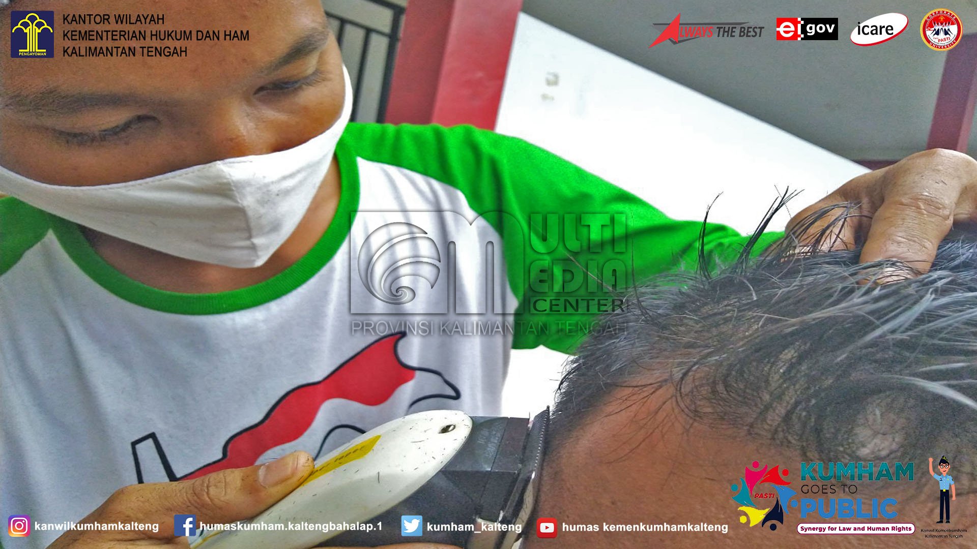 WBP Lapas Sukamara Miliki Keahlian Jadi Barber