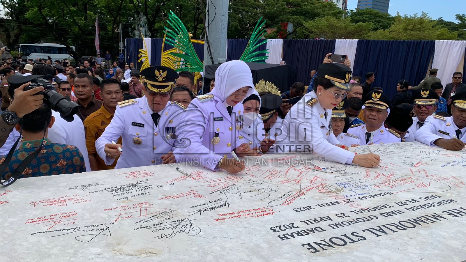 Pj Bup Barsel Hadiri Peringatan Hari Otonomi Daerah Tahun 2023