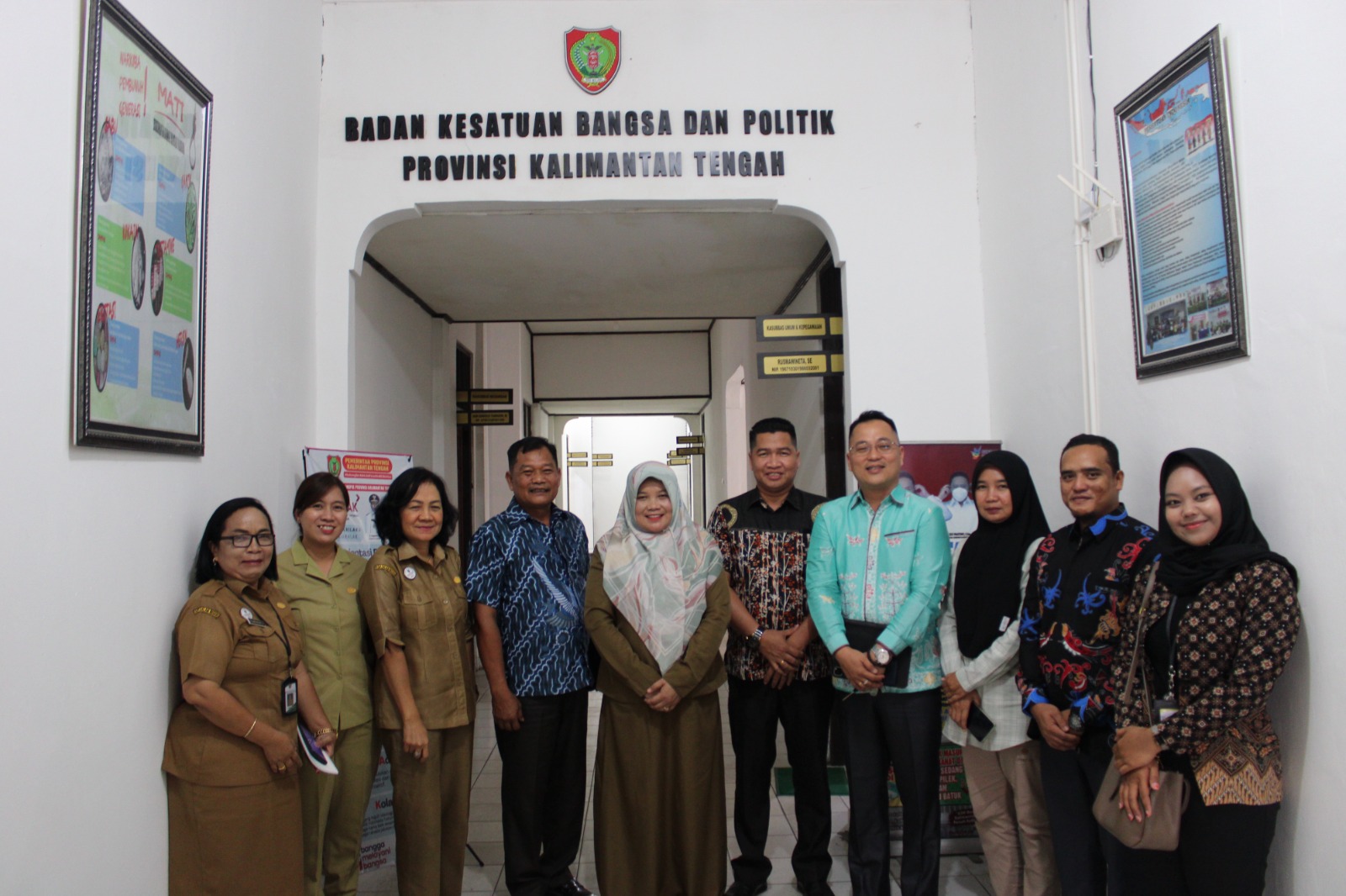Badan Kesbangpol Prov. Kalteng Menerima Kunjungan Kerja Komisi I DPRD Kab. Kotawaringin Timur 