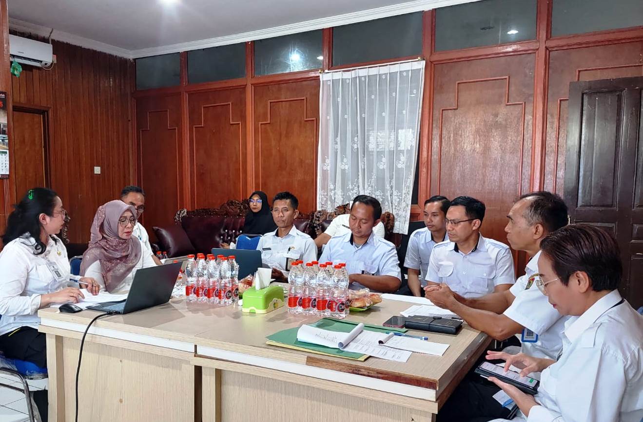 Dispursip Kalteng Optimis Bangun Zona Integritas, Lakukan Monev Bersama Inspektorat