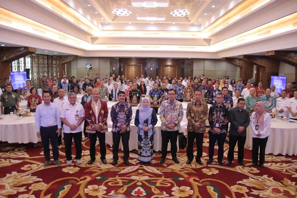 Plt. Kadis Ketahanan Pangan Prov. Kalteng Hadiri Diseminasi Laporan Perekonomian 2025, Tegaskan Komitmen Swasembada Pangan