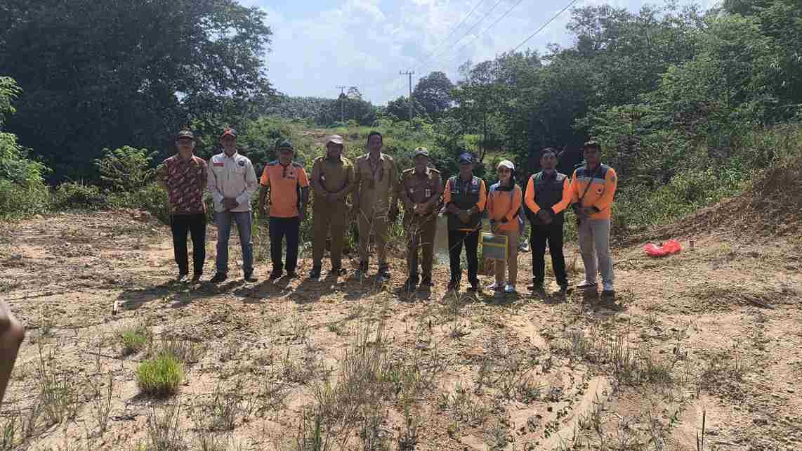 BPBD Prov. Kalteng Verifikasi Usulan BPBD Lamandau Terkait Pembangunan Jembatan