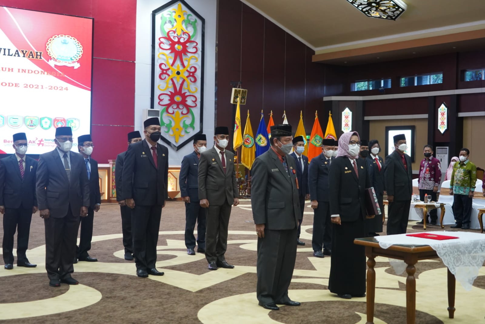 Wagub Edy Pratowo Kukuhkan Pengurus Komisariat Wilayah Forum Sekretaris Daerah Kalteng Periode 2021 – 2024