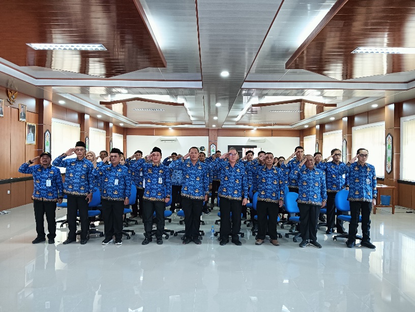 Dinas ESDM Prov. Kalteng Mengikuti Upacara Hari Lahir Pancasila
