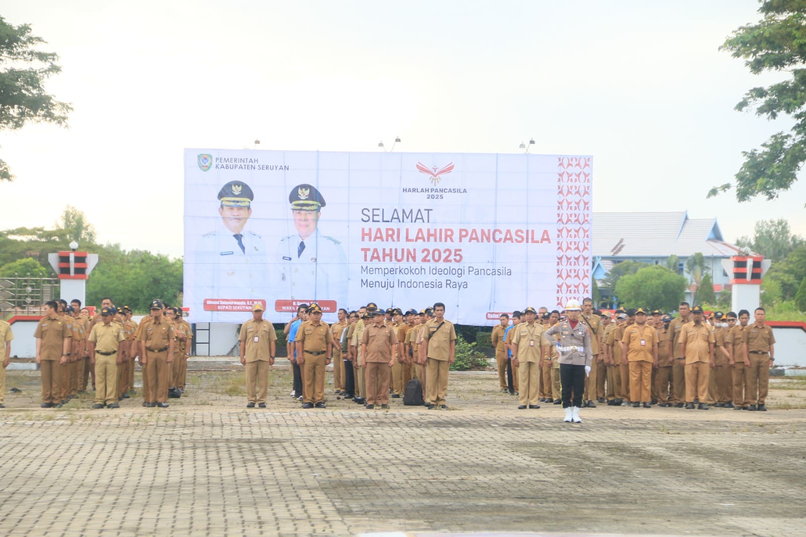Wakil Bupati Seruyan Pimpin Upacara Hari Lahir Pancasila Tahun 2025