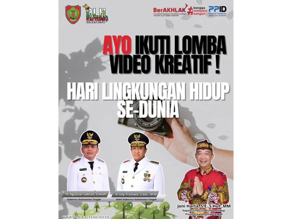 Suara Bumi dari Lensa Generasi Muda, DLH Kalteng Gelar Lomba Video Hari Lingkungan Hidup 2025