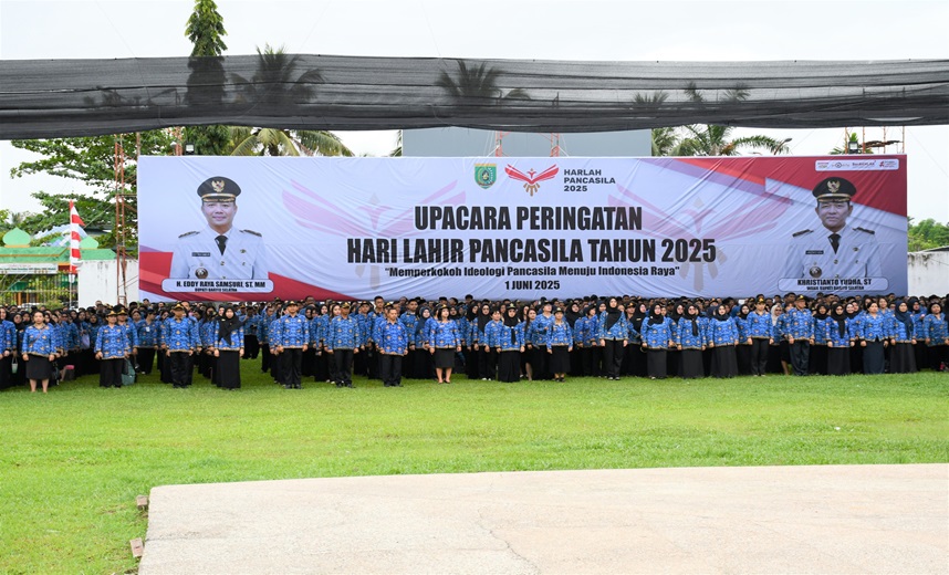 Wabup Khristianto Yudha Irup Upacara Peringatan Hari Lahir Pancasila