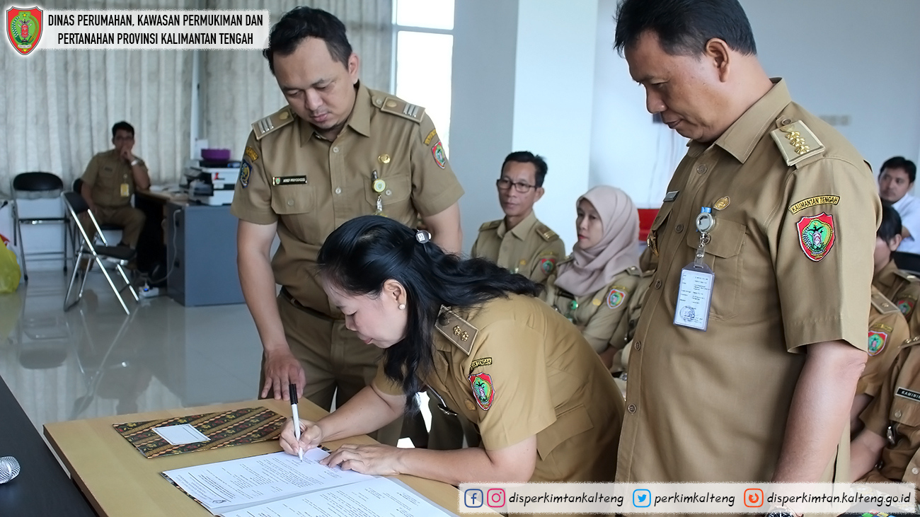 Semangat Baru, Formasi Baru Bidang Pertanahan Dinas Perkimtan Provinsi Kalteng