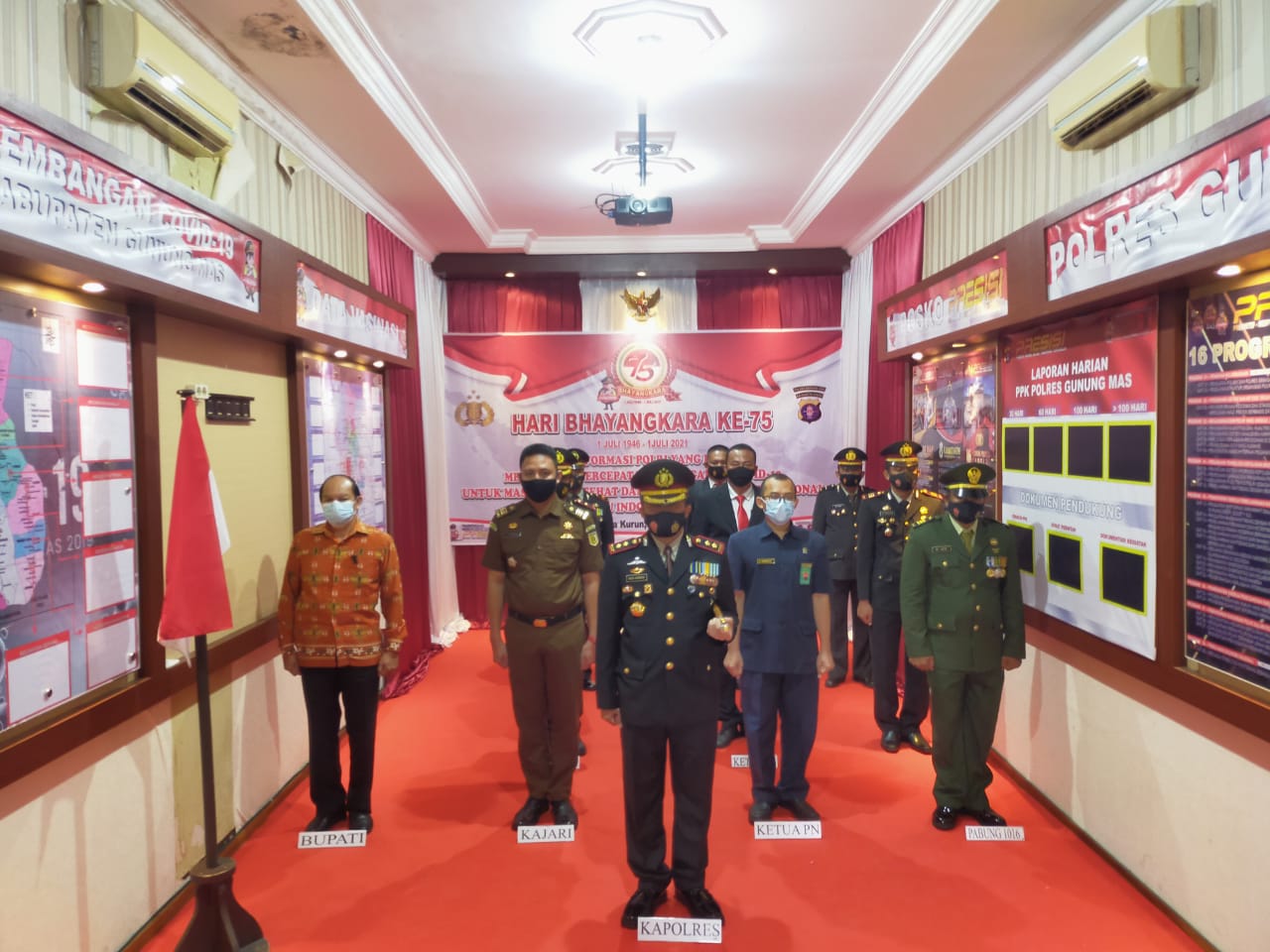Polres Gumas Juara Lomba PPKM Skala Mikro Tingkat Nasional