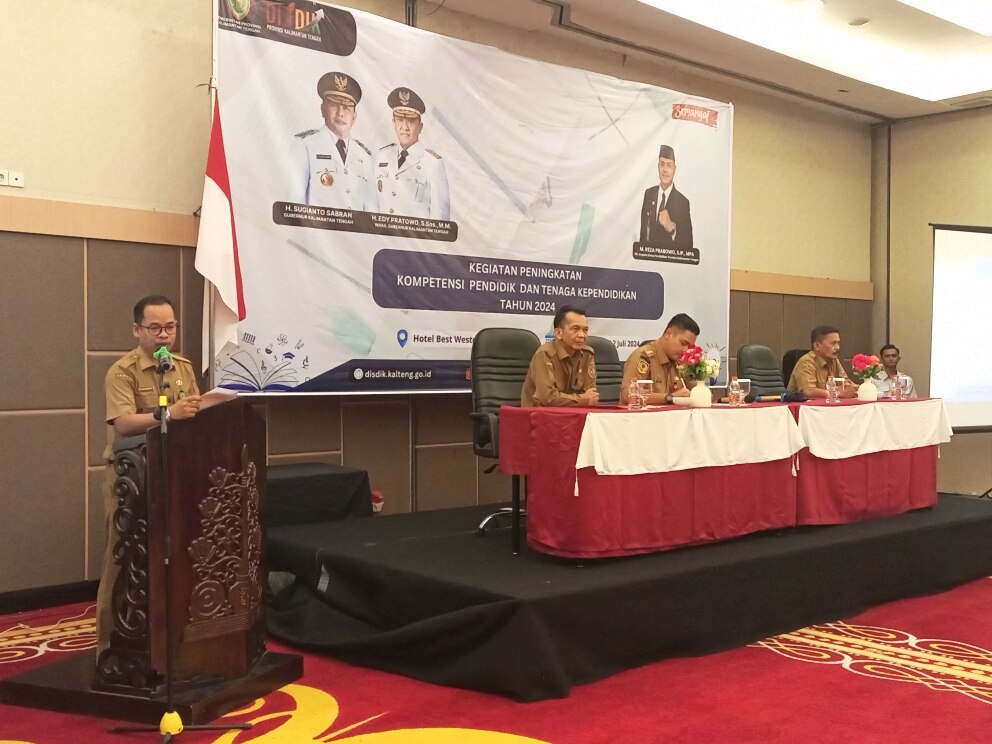 Disdik Prov. Kalteng Gelar Kegiatan Peningkatan Kompetensi Pendidik dan Tenaga Kependidikan Tahun 2024