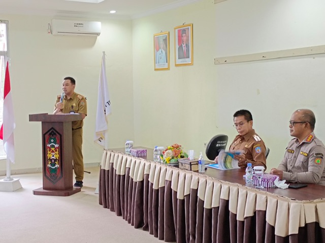 Kadisbun Kalteng Terima Kunker Pj. Bupati Murung Raya Bahas PAT Padi dan Kakao