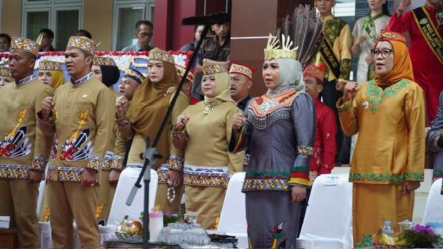Wagub Edy Pratowo Pimpin Upacara Peringatan Hari Jadi ke-22 Kabupaten Pulang Pisau