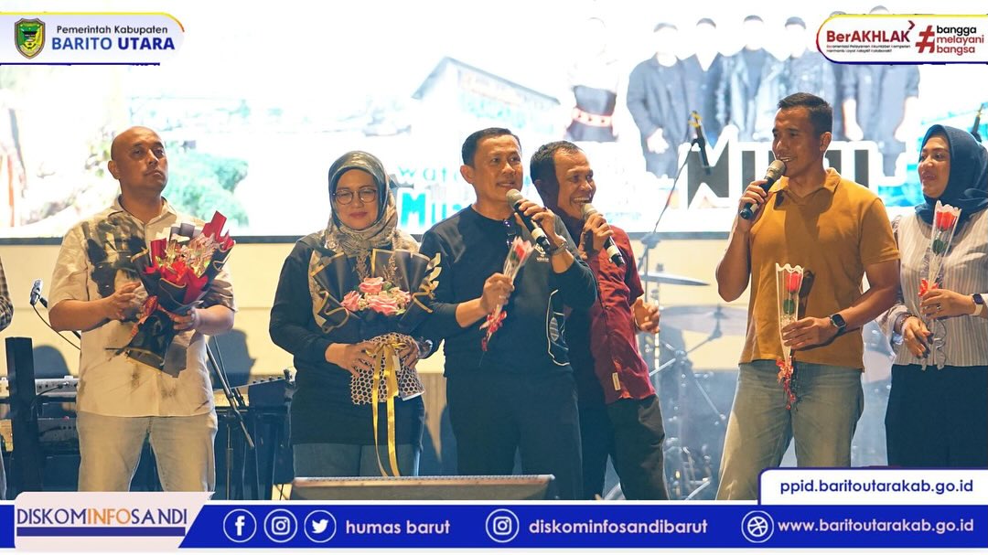Malam Puncak HUT ke-75 Barito Utara Berlangsung Meriah