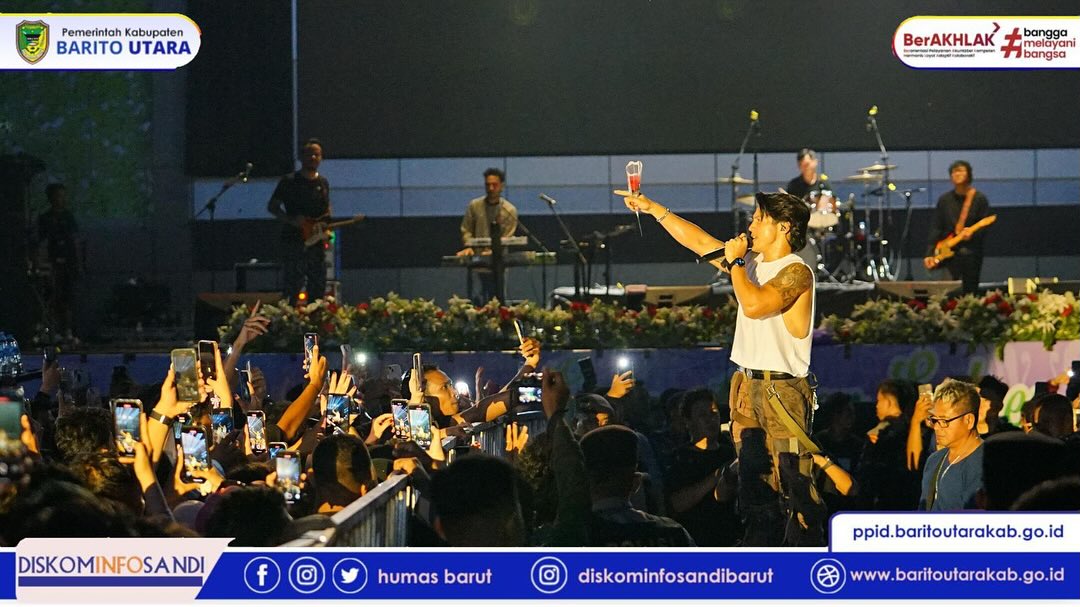 Malam Puncak HUT ke-75 Barito Utara Berlangsung Meriah
