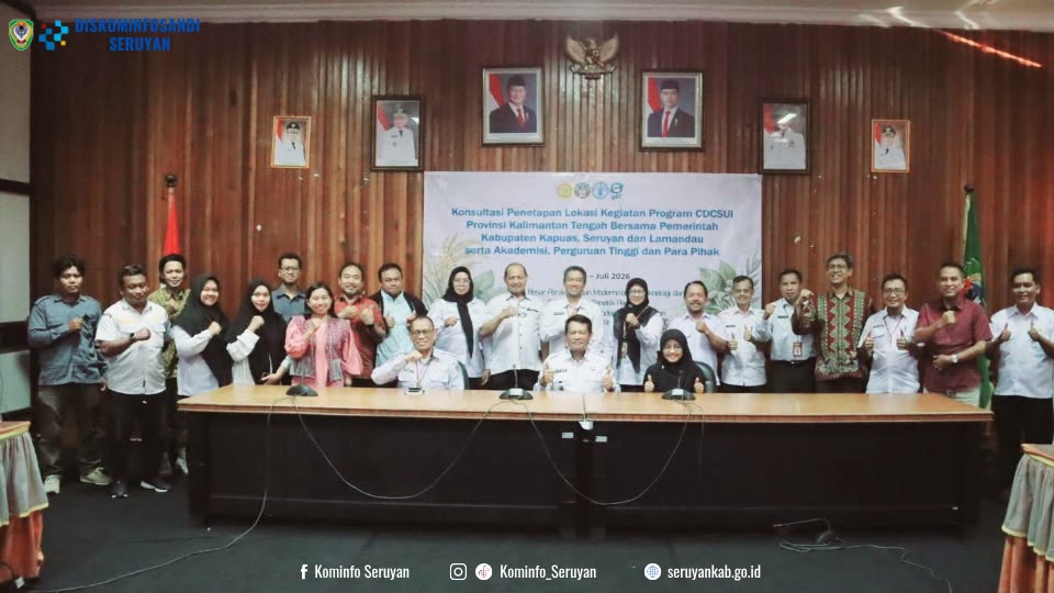 Perkuat Potensi Komoditas Lokal, Bupati Seruyan Bahas Penetapan Lokasi Program CDCSUI