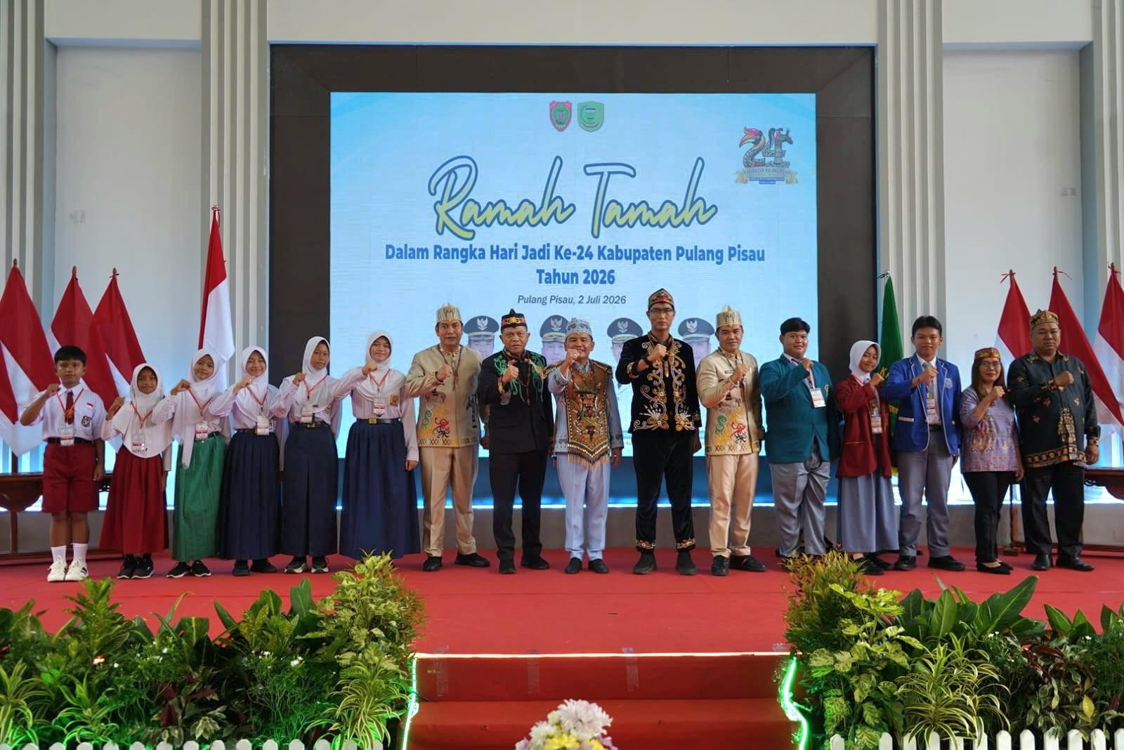 Gubernur Agustiar Sabran Hadiri Ramah Tamah Hari Jadi ke-24 Kabupaten Pulang Pisau, Tekankan Persatuan dan Kolaborasi