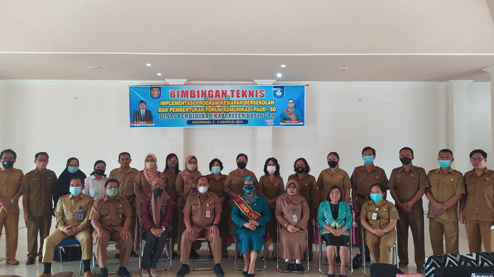 Bunda PAUD Kabupaten Katingan Hadiri Bimbingan Teknis Implementasi Program Kesiapan Bersekolah dan Pembentukan Forum Komunikasi PAUD – SD