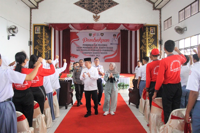 Pj. Bupati Barsel Buka Pendidikan dan Pelatihan Calon Paskibraka Tahun 2023