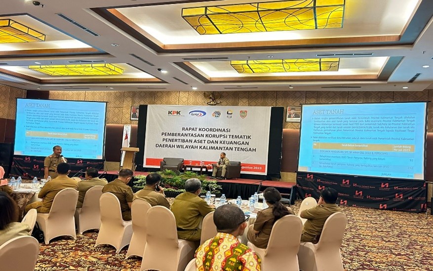 Inspektur Daerah Prov. Kalteng Jadi Narasumber pada Rakor Penyelamatan Aset