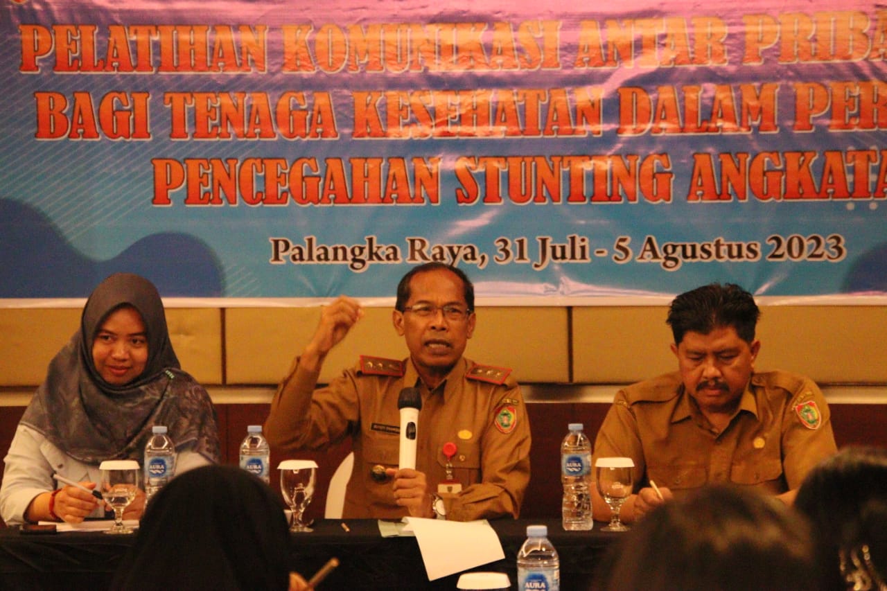 Cegah Stunting, Dinkes Kalteng Gelar Pelatihan Komunikasi Antar Pribadi (KAP) bagi Tenaga Kesehatan