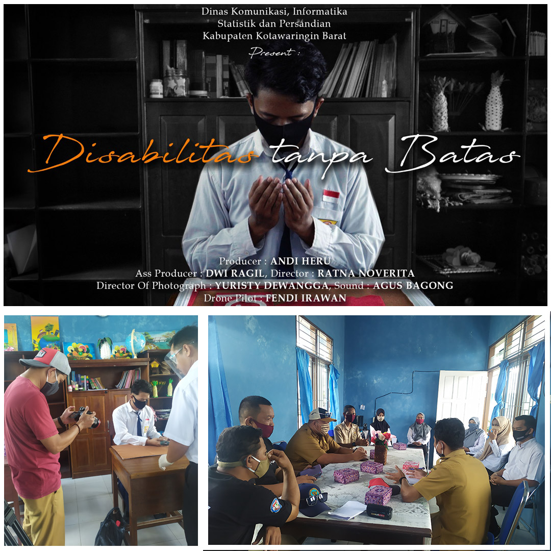Bekerja Sama dengan SLBN-2 Pangkalan Bun, Diskominfo Kobar Buat Film Dokumenter Disabilitas Tanpa Batas