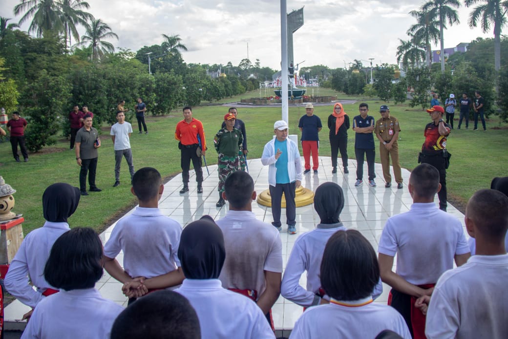 Berikan Motivasi, Gubernur Kalteng Sambangi Anggota Paskibraka Tahun 2024
