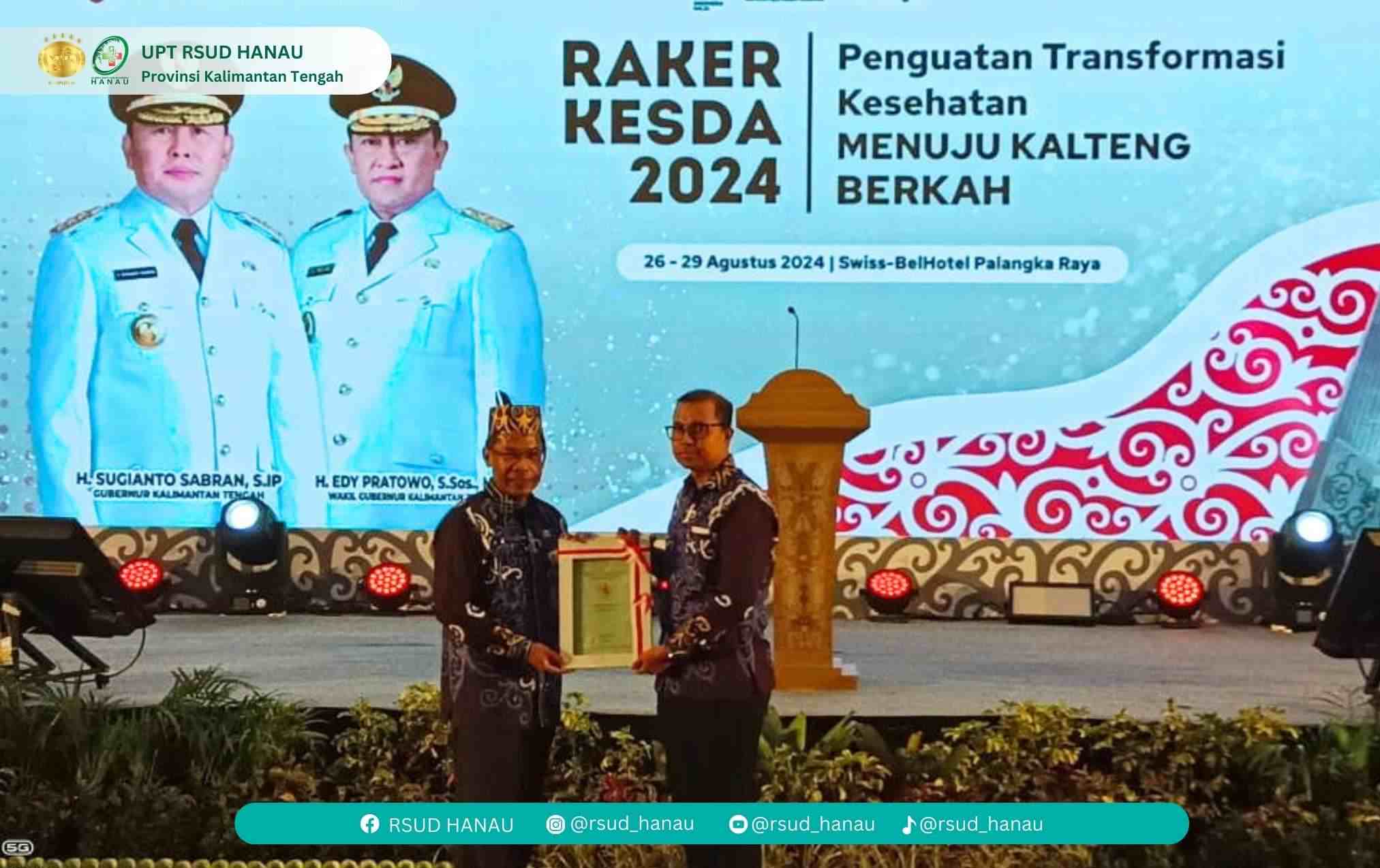 RSUD Hanau Resmi Jadi Rumah Sakit Pemerintah Daerah Provinsi