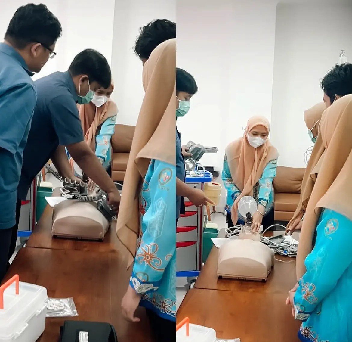 Perkuat Kesiapsiagaan Hadapi Kegawatdaruratan, RSUD Hanau Gelar In House Training Code Blue dan EWS