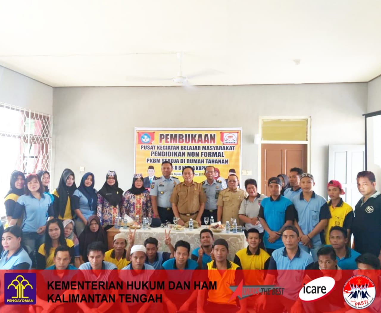 Pembukaan PKBM Non Formal di Rutan Kapuas