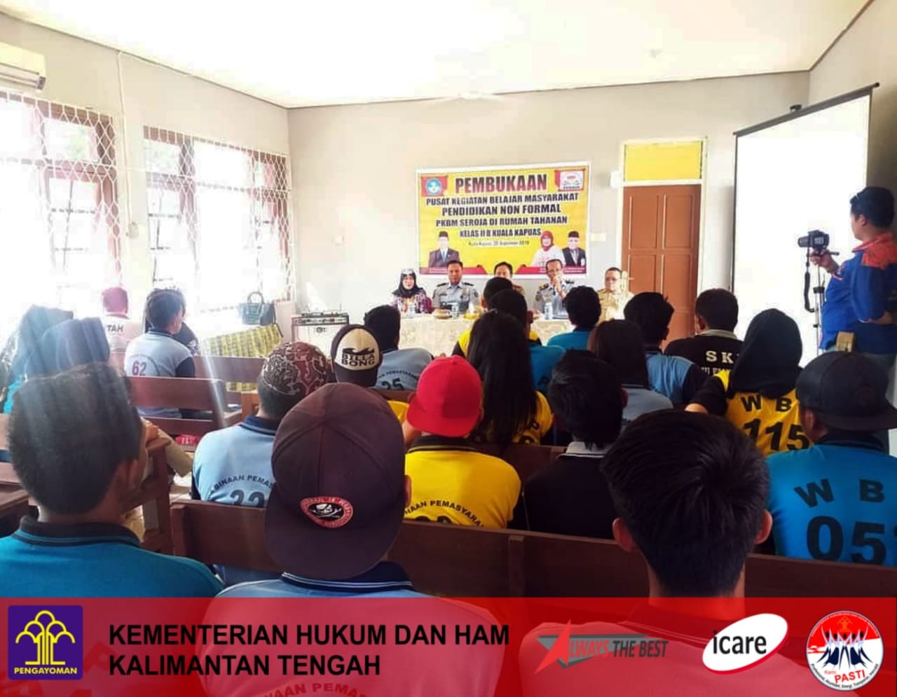 Pembukaan PKBM Non Formal di Rutan Kapuas