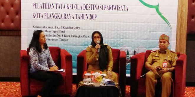 Disbudpar Gelar Pelatihan  Destinasi Pariwisata Kota Palangka Raya