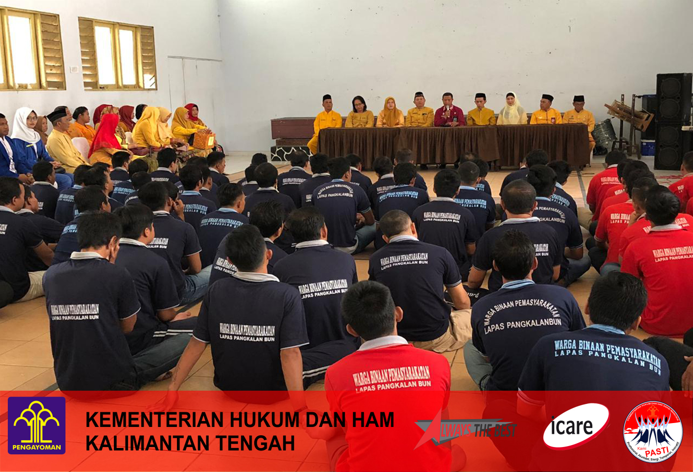 Anjangsana Pemkab Kobar ke Lapas Kelas IIB Pangkalan Bun