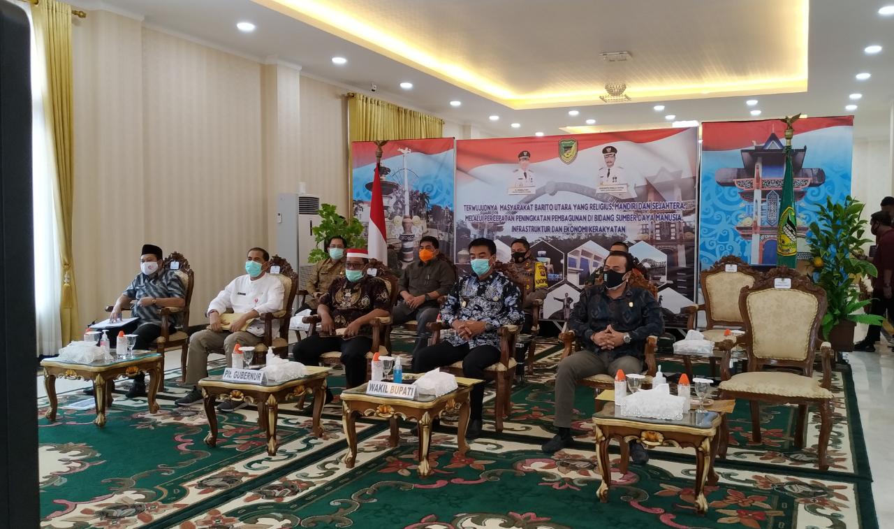 Sekda Kalteng Ikuti Rakor Analisa dan Evaluasi Pelaksanaan Kampanye Pilkada Serentak Tahun 2020