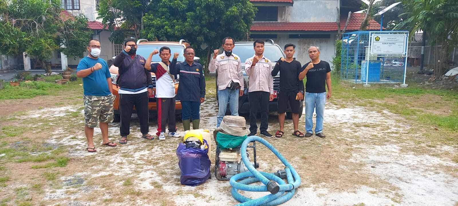 Tim Dinas ESDM Provinsi Kalteng Turut Berpartisipasi Tangani Karhutla