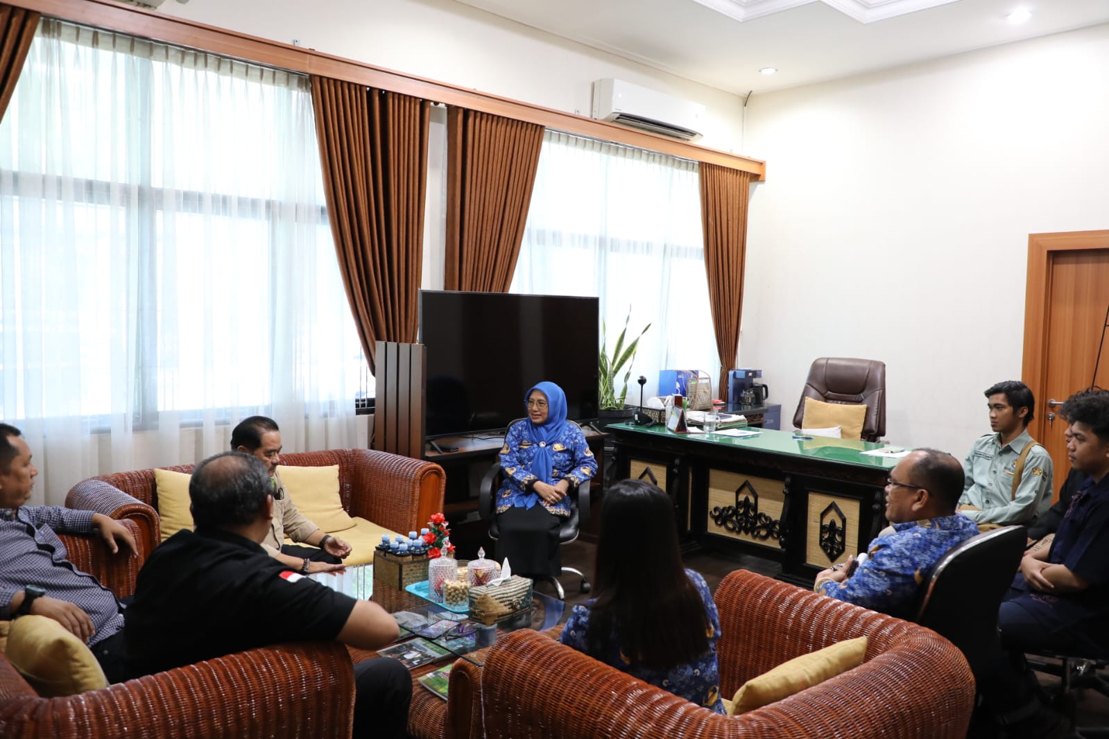 Kadis TPHP Prov. Kalteng Menerima Kunjungan Perwakilan dari DPD HPDKI Kalimantan Tengah