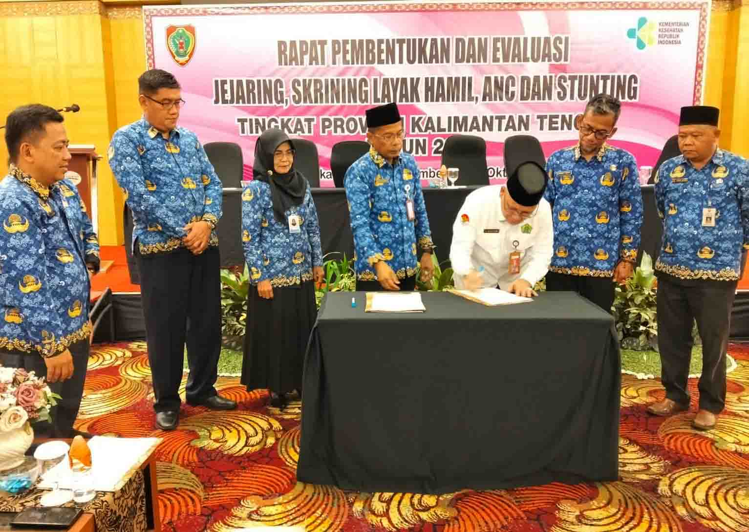 Dinkes Kalteng Gelar Rapat Pembentukan dan Evaluasi Jejaring, Skrining Layak Hamil, ANC dan Stunting
