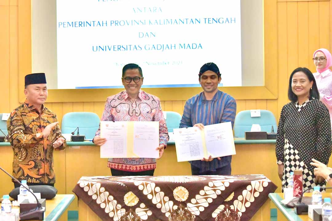 Pemprov Kalteng Bersama UGM Lakukan Penandatanganan PKS