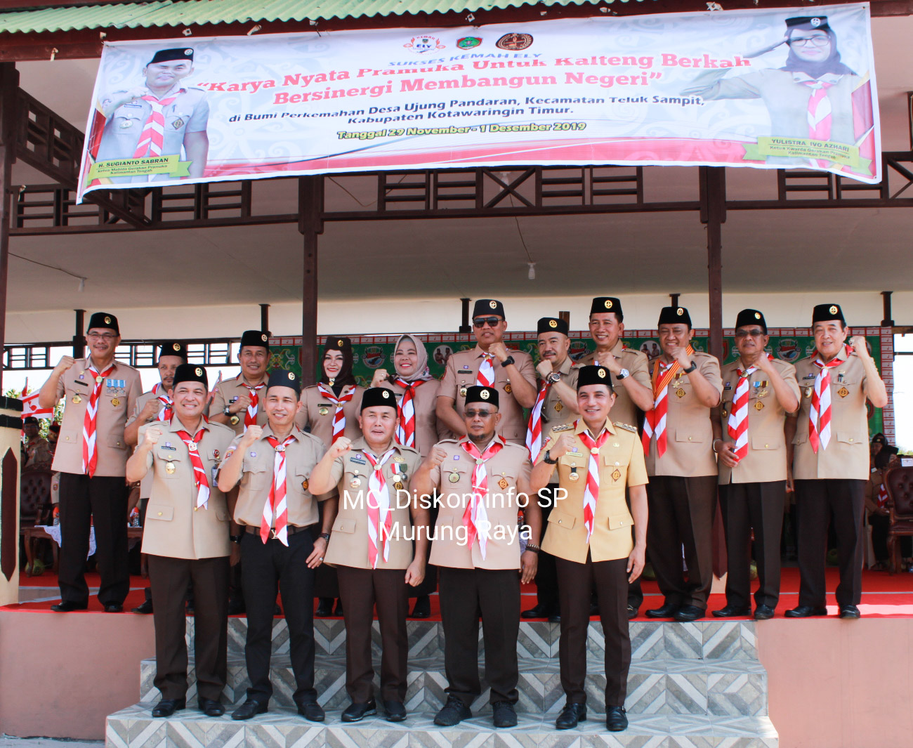 Wakil Bupati Mura Hadiri Pembukaan Kemah ELY Tingkat Provinsi Kalteng Tahun 2019