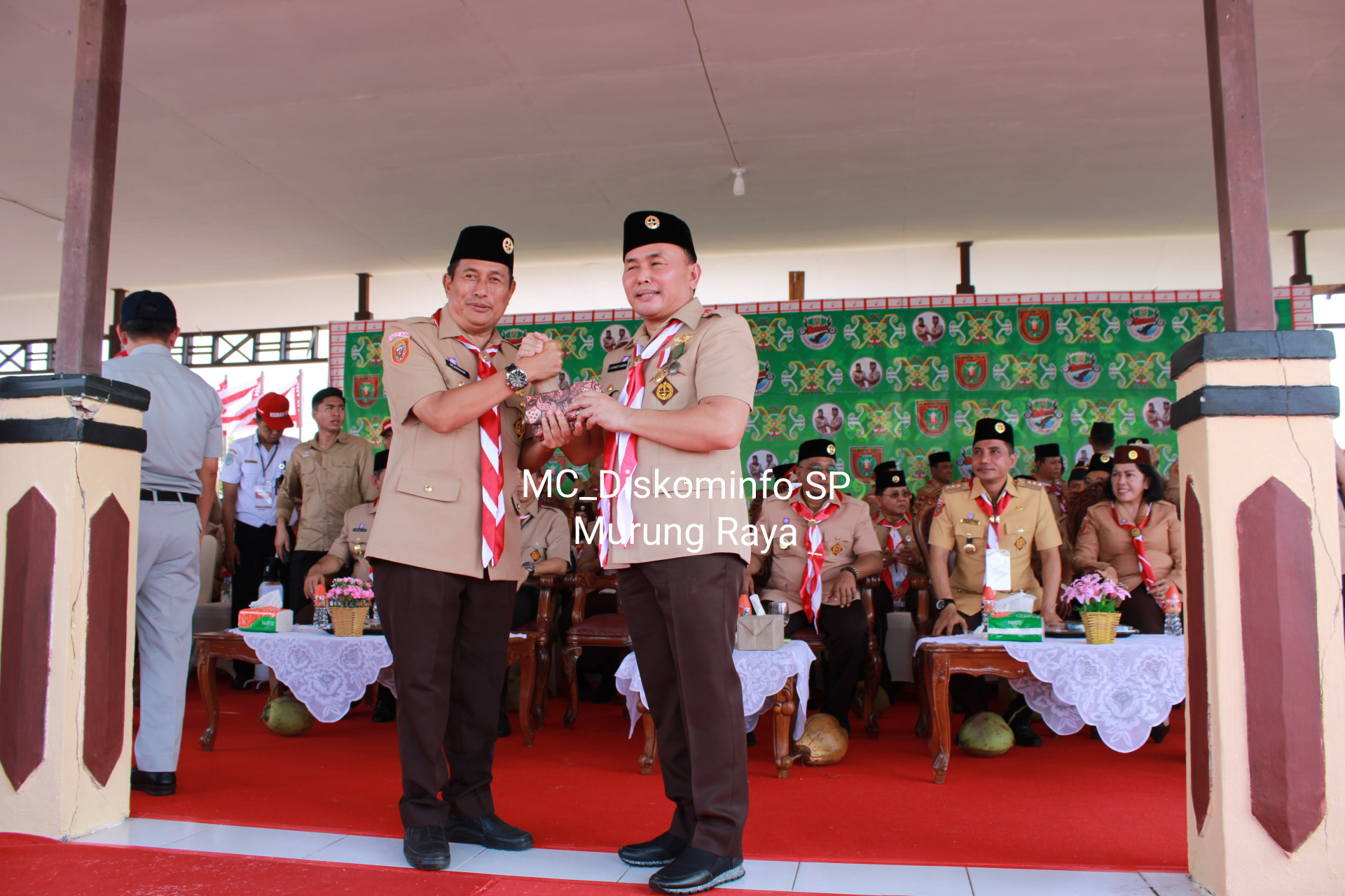 Wakil Bupati Mura Terima Bantuan Dari Dishub Provinsi Pada Kemah ELY