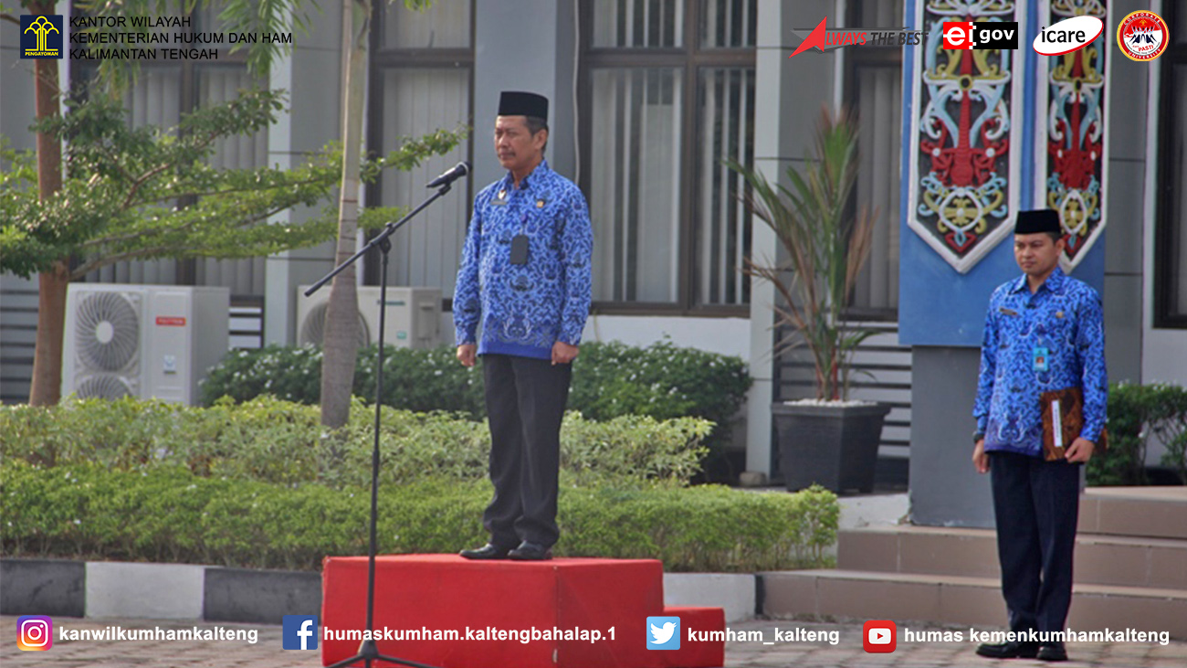 Peringatan HUT Korpri Ke-48 Di Kanwil Kemenkumham Kalteng