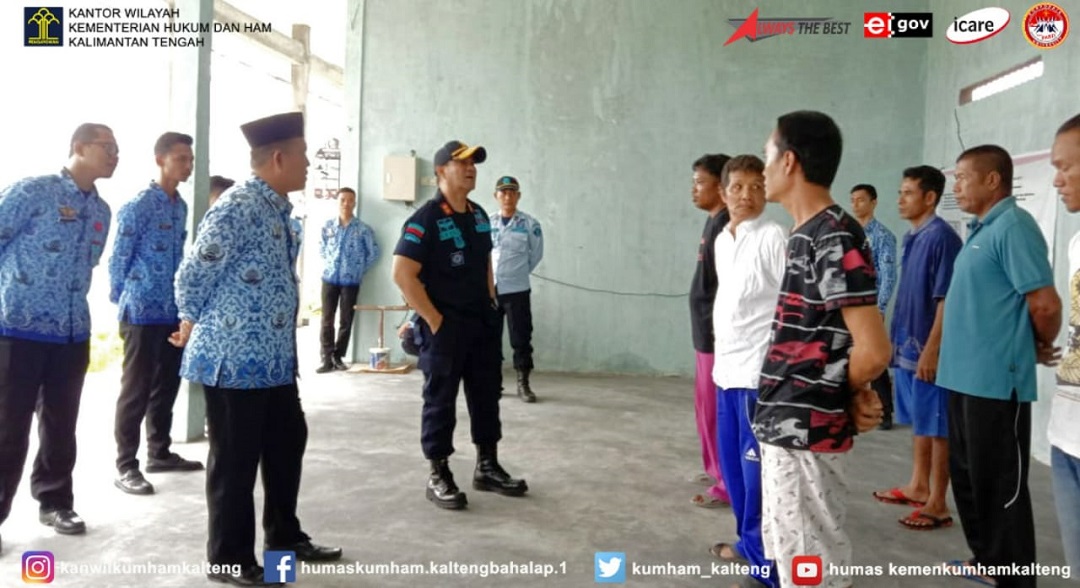 Kakanwil Kemenkumham Kalteng Kunjungi Lapas Kelas III Sukamara, Pegawai: \