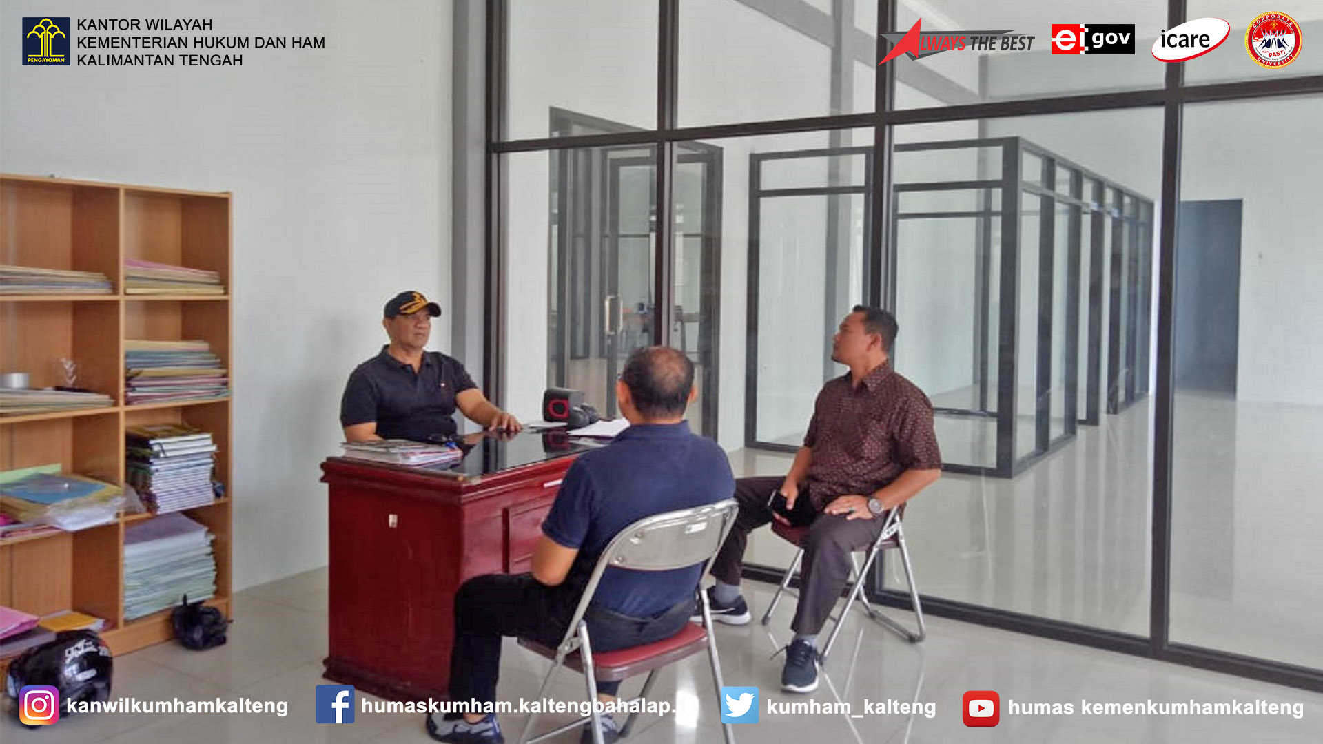 Kakanwil Tinjau Pembangunan Kantor Bapas Kelas II Sampit