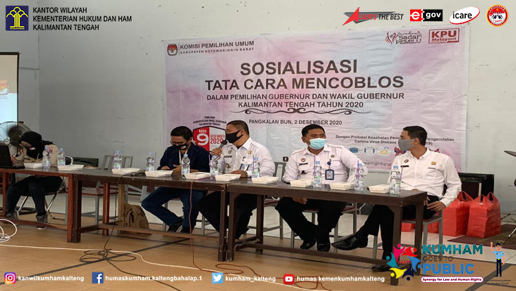 Jelang Pilkada, KPU Kobar Sosialisasikan Tata Cara Pencoblosan di Lapas Pangkalan Bun 