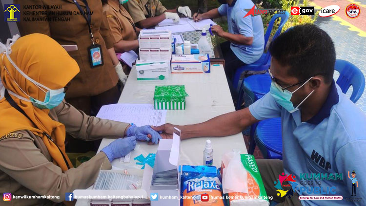 Peringati Hari AIDS Sedunia, Dinkes Provinsi Kalteng Lakukan Test HIV/AIDS dan PIMS Di Lapas Palangka Raya