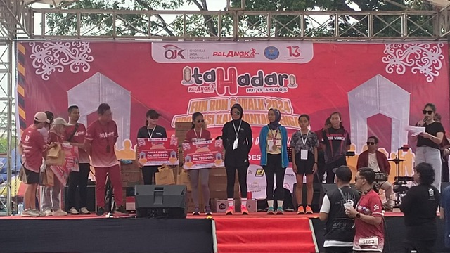 Buka Lomba Lari Fun Run “Itah Hadari”, Gubernur Sugianto Sabran Tegaskan Komitmennya Perangi Narkoba dan Judi Online