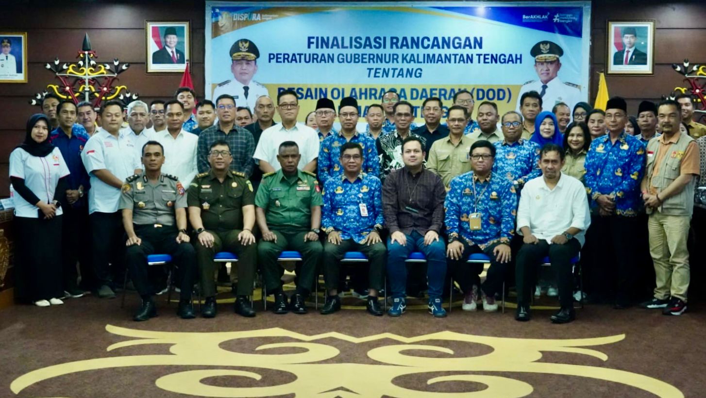Pergub DOD Kalteng Masuki Tahap Finalisasi