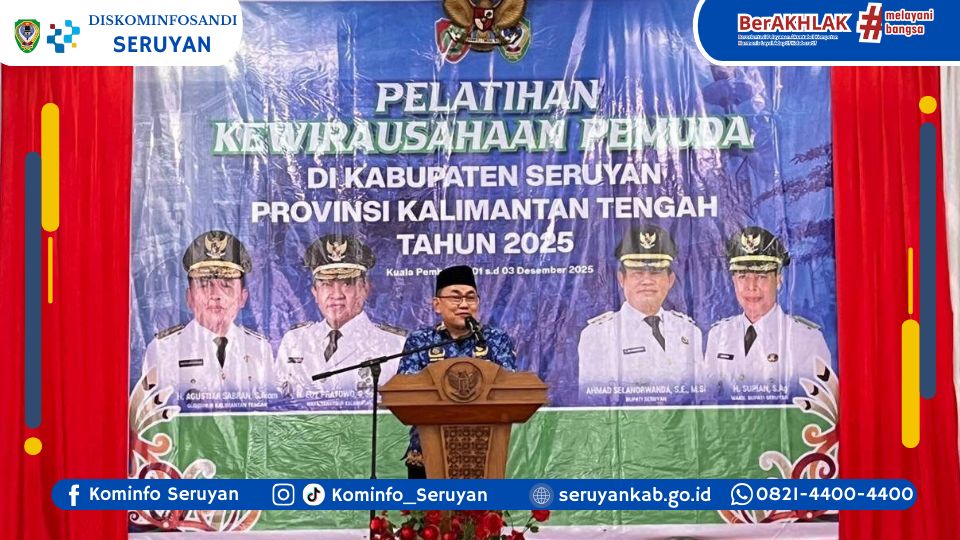 Pemkab Seruyan Gelar Pelatihan Kewirausahaan Pemuda