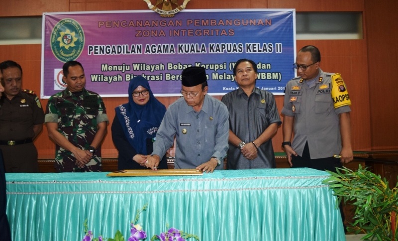 Pengadilan Agama Canangkan Zona Integritas 
