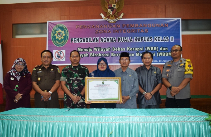 Pengadilan Agama Canangkan Zona Integritas 