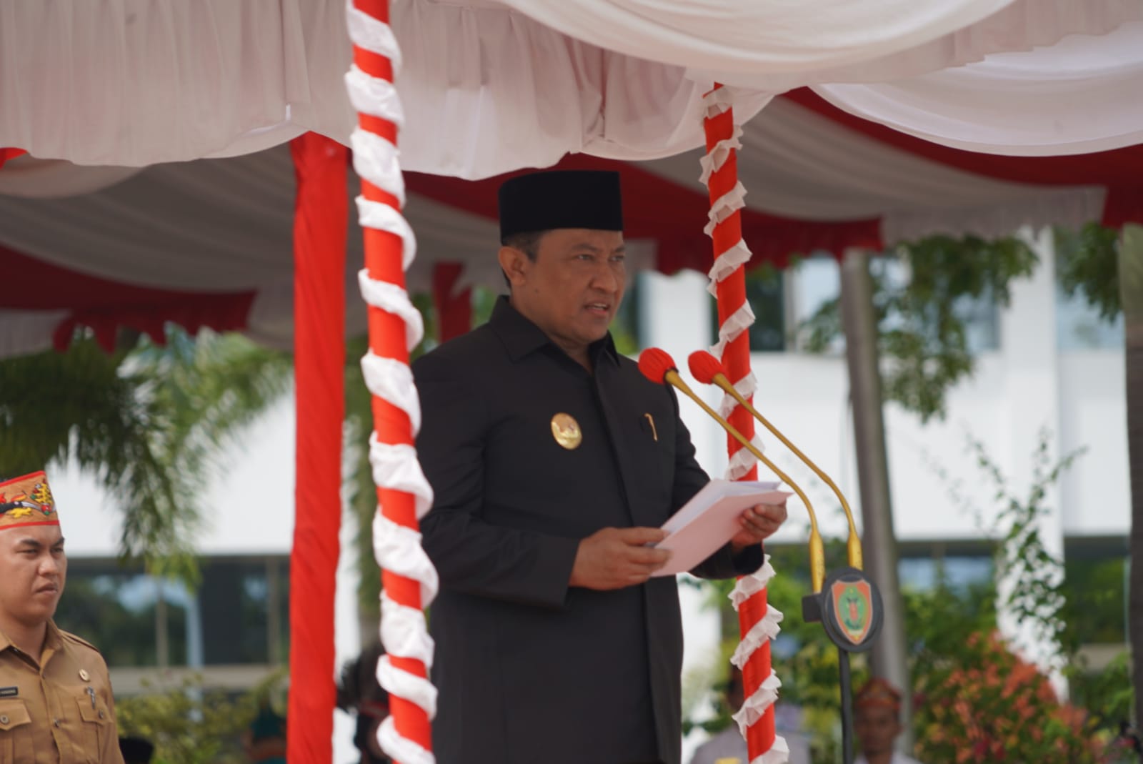 Wagub Edy Pratowo Pimpin Upacara HAB Ke 77 Kemenag RI